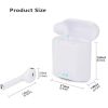 Wireless Earbuds Bluetooth 5.0 i7s Earphones IP65 Waterproof with Charging Case, 24H Playtime 200 Standby Time, 2 Pack