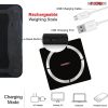 5Core Digital Bathroom Scale for Body Weight Fat Rechargeable 400 lb/180kg BBS 4 R BLK