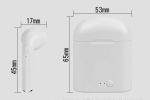 Wireless Earbuds Bluetooth 5.0 i7s Earphones IP65 Waterproof with Charging Case, 24H Playtime 200 Standby Time, 2 Pack