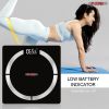 5Core Digital Bathroom Scale for Body Weight Fat Rechargeable 400 lb/180kg BBS 4 R BLK