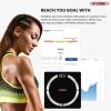 5Core Digital Bathroom Scale for Body Weight Fat Rechargeable 400 lb/180kg BBS 4 R BLK