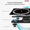 5Core Digital Bathroom Scale for Body Weight Fat Rechargeable 400 lb/180kg BBS 4 R BLK