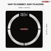 5Core Digital Bathroom Scale for Body Weight Fat Rechargeable 400 lb/180kg BBS 4 R BLK