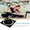 5Core Digital Bathroom Scale for Body Weight Fat Rechargeable 400 lb/180kg BBS 4 R BLK