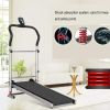 Home Fitness Exercise Portable Motorized Shock-Absorbing Folding Manual Treadmill